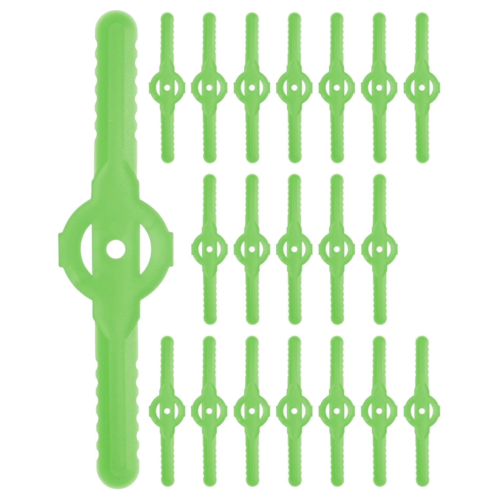 String Blade Uxcell 20-Pack String Trimmer Head Blades Replace, Plastic Cutter ...