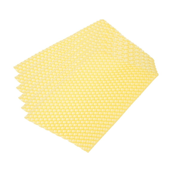 Uxcell 20 Pack Wax Foundation for Bee Frames, Beehive Foundation Sheets, Bee Sheet Foundation Yellow