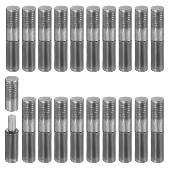 Uxcell 20 Pack Weldable Barrel Hinges, 3-1/8" x 5/8" Carbon Steel Heavy Duty Detachable Weld on Door Hinges for Metal Gate Swing Door Trailer Ramp
