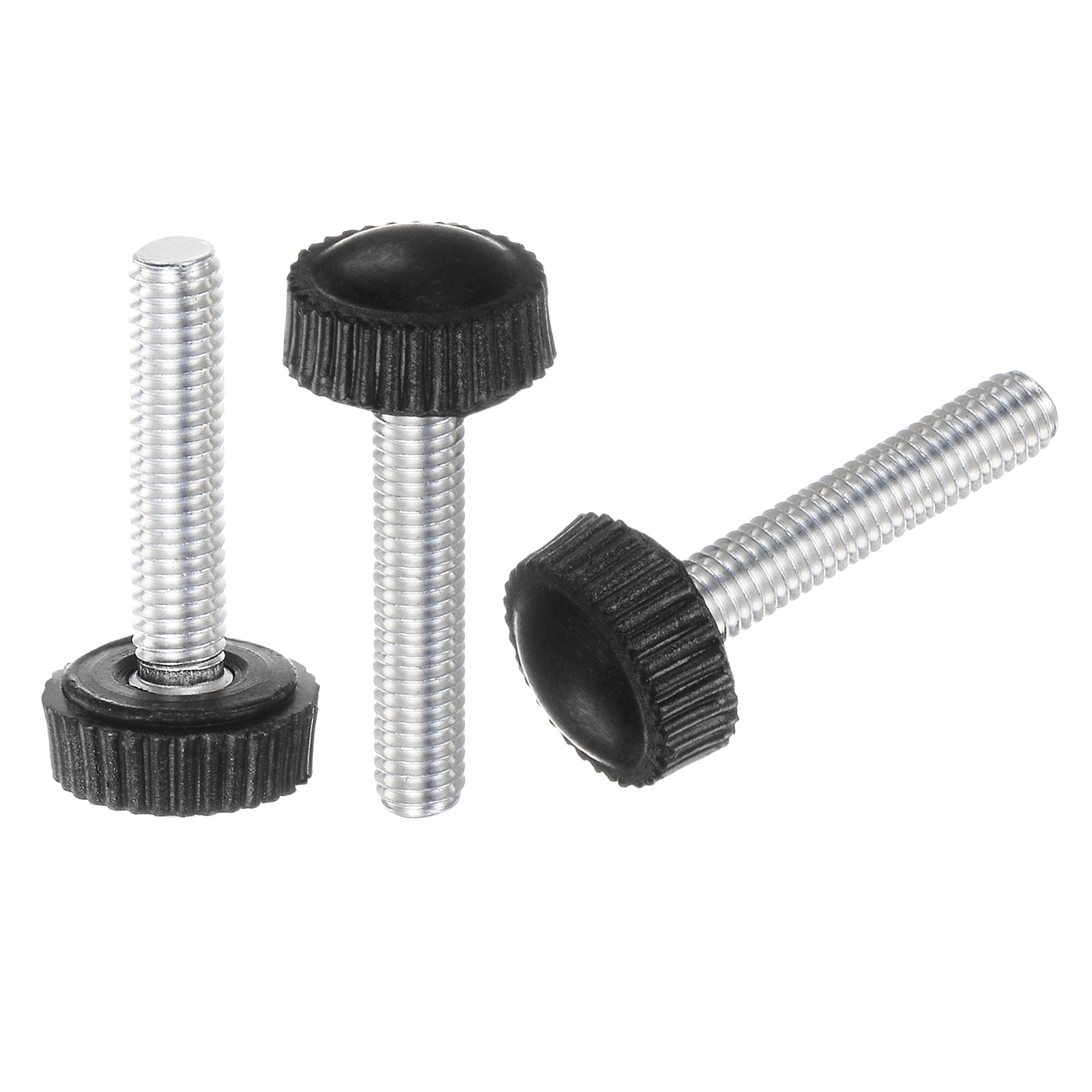 10-Pack M5 X 15mm Knurled Thumb Screws With Plastic Knobs – Black Clamping Handles - View #12