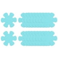 thumbnail image 1 of Uxcell 20 Packs Non Slip Stickers 3.15" Bath Shower Floor Flower Style Decals Blue, 1 of 7