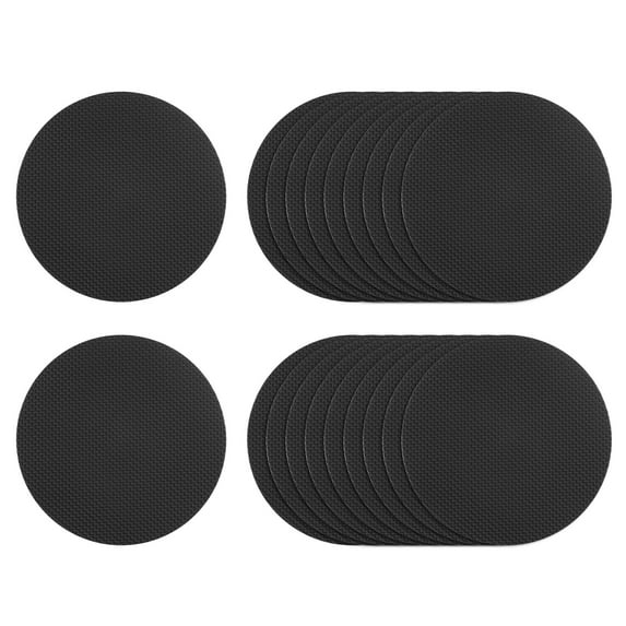 Uxcell 20 Packs Non Slip Stickers 3.15" Bath Shower Floor Round Style Decals Black