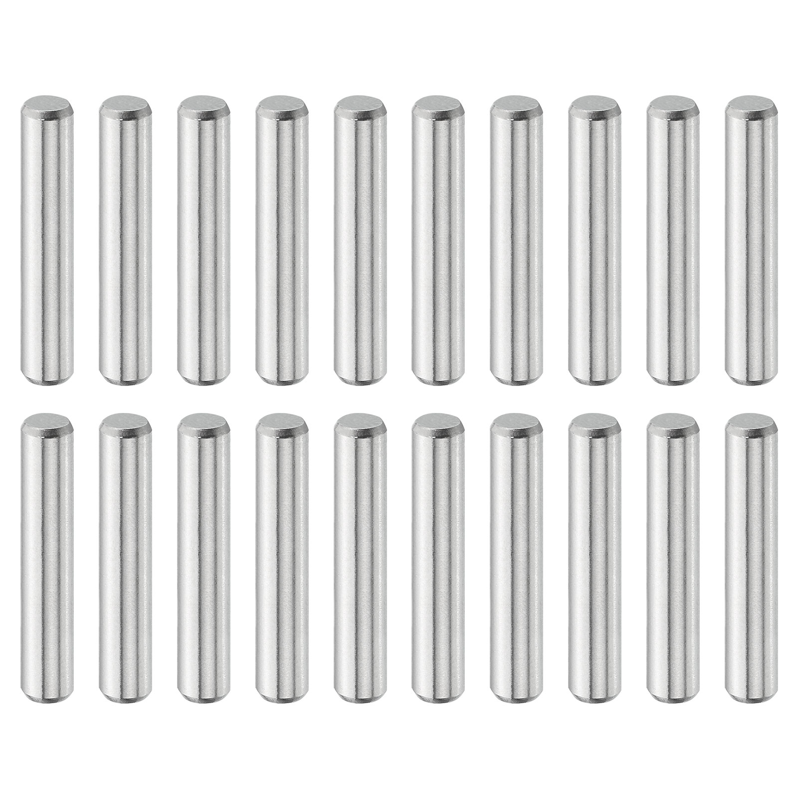 Uxcell 20 Pcs 4 mm x 22 mm Dowel Pins, 316L Stainless Steel Cylindrical ...