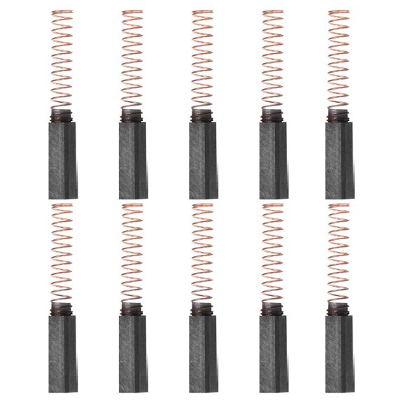 Uxcell 20 Pcs Carbon Brushes, 4x4x14 mm Electric Motor Carbon Brush for Electric Motors, Power Tool, Angle Grinder, Carbon Brush Replacement
