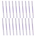 thumbnail image 1 of Uxcell 20 Pcs Loose-Leaf Paper Binding Clamps, Purple Plastic Paper Organizers Notebook Fasteners Reusable Prong Binder Clip for Home Office File Report Chart Documents, 1 of 6