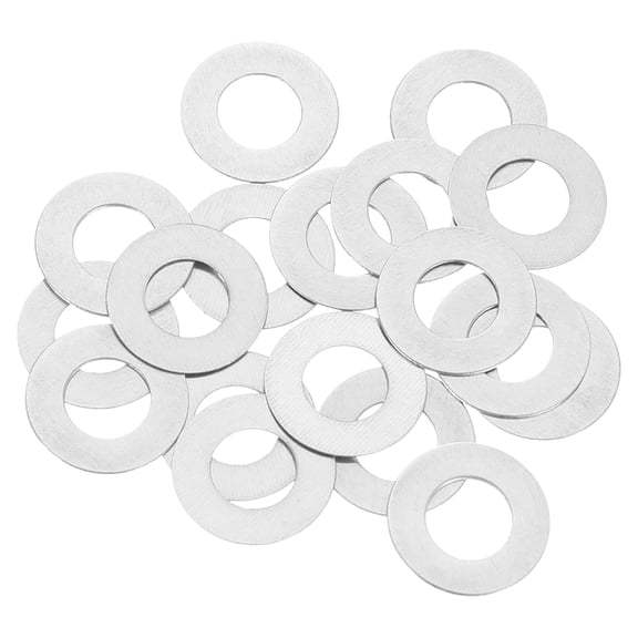 Uxcell 20 Pcs M5 Flat Washer, 5x10x0.2mm 304 Stainless Steel Flat Spacers