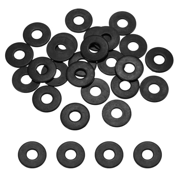 Uxcell 20 Pcs M6 1/4"ID x 11/16"OD Flat Washers, Stainless Steel Metal Washers