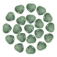 thumbnail image 1 of Uxcell 20 Pcs Natural Heart Shaped Crystal Stone, 0.8 Inch Mini Polished Love Gemstone Crystal, Pocket Rock Engraved Worry Stones for Women Gifts Meditation, Emerald Green, 1 of 6