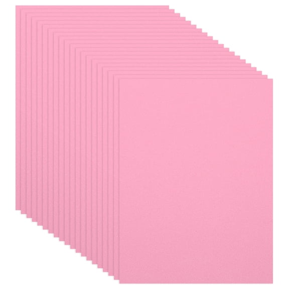 Uxcell 20 Pcs Pink EVA Foam Sheets, 11.8 x 7.87 Inches 1mm Thick Foam Sheets for Crafts