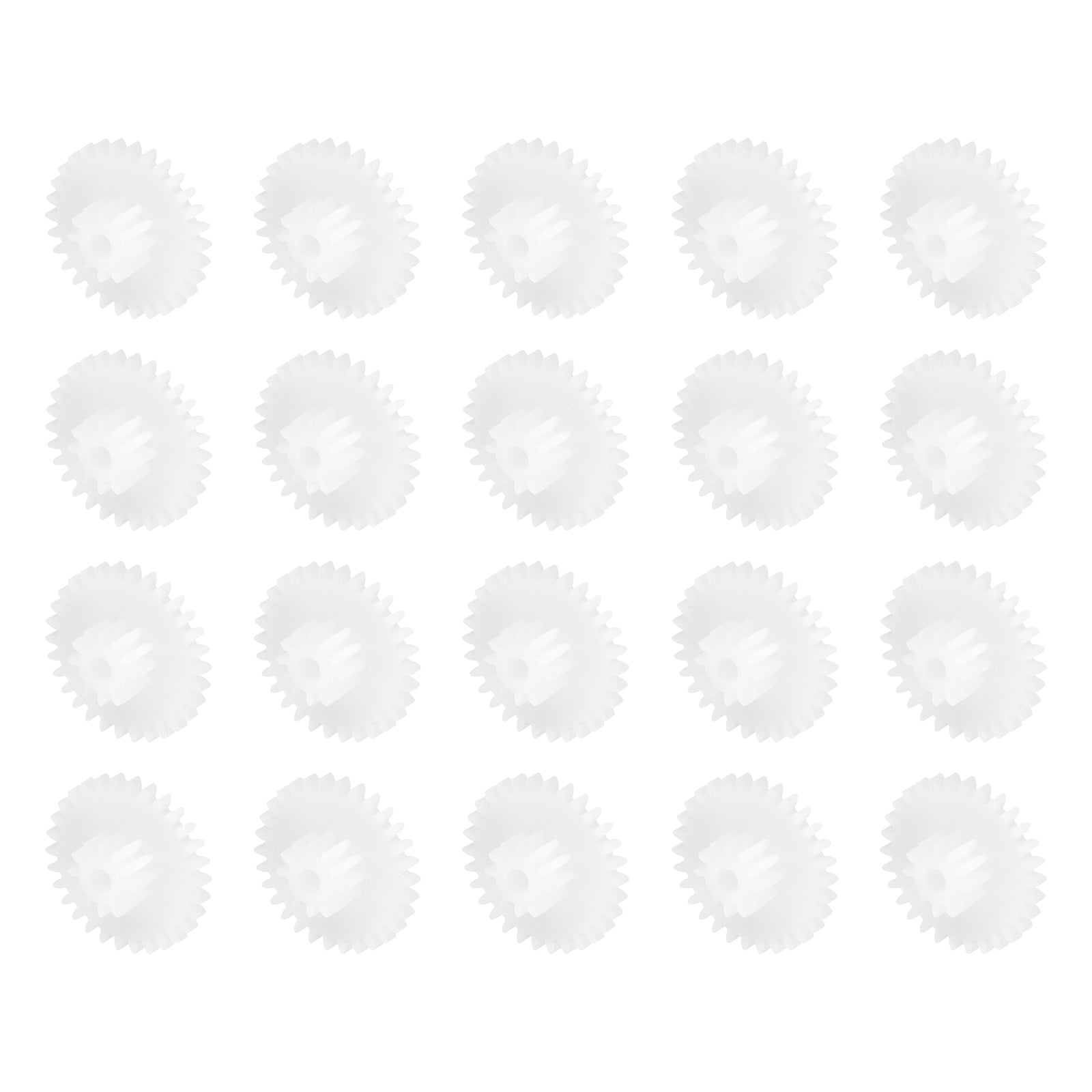 QUARKZMAN 20x Kunststoffzahnräder – 30 Zähne, Modul 0.5, 16 Mm, 2 Mm Welle – Für RC, Roboter & DIY