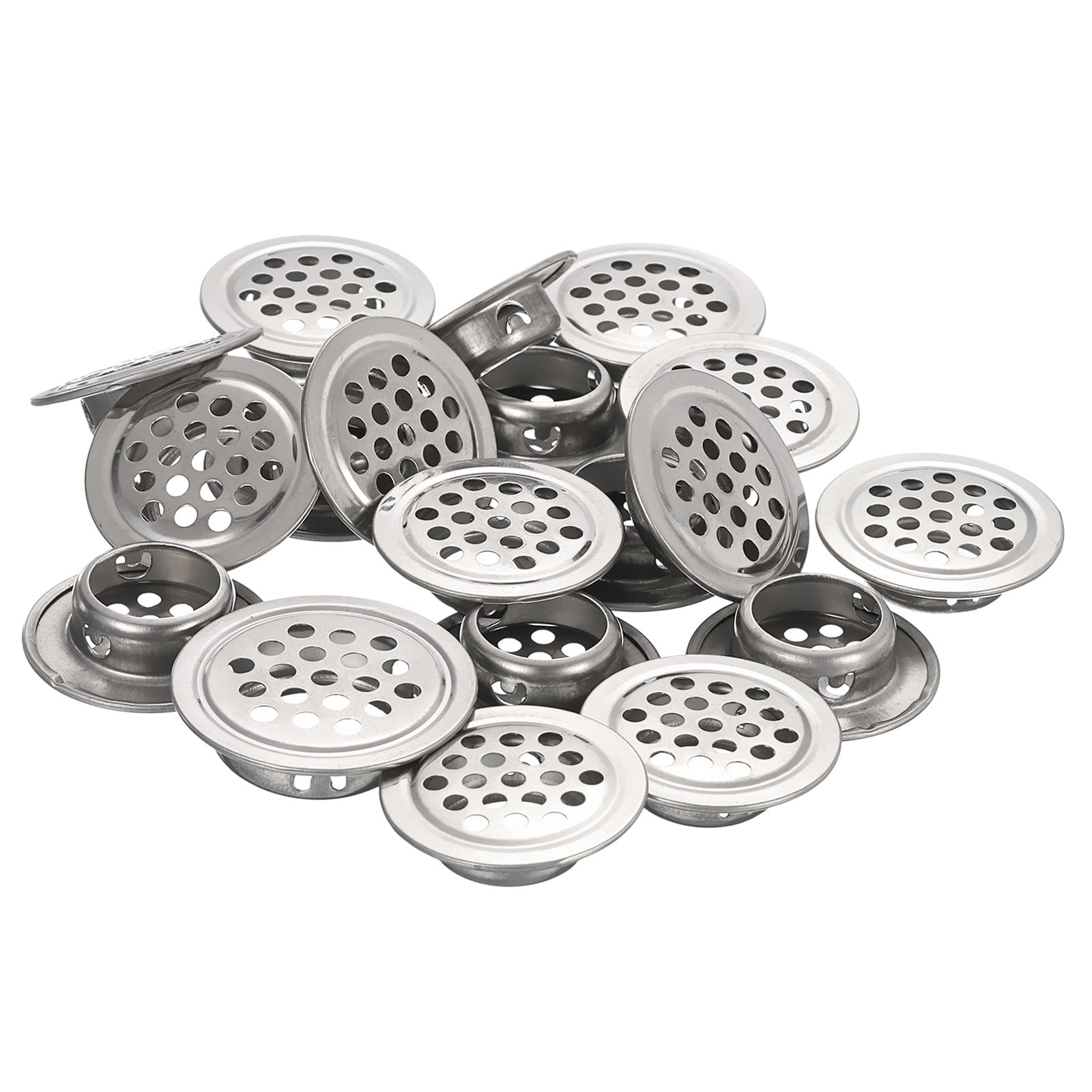 Uxcell 20 Pcs Uxcell Circular Air Vents,19mm Stainless Steel Round