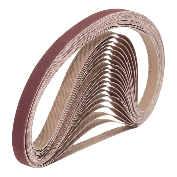 Uxcell 20 Pieces 1-1/2" x 30" Sanding Belts 400 Grits Aluminum Oxide Abrasive Belt Sander Paper Sanding Papers