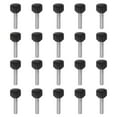 thumbnail image 1 of Uxcell 20 Pieces Knurled Clamping Knobs M6 x 20mm Metric Thread 304 Stainless Steel 16mm Matte Head Thumb Screws Black, 1 of 6