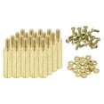 thumbnail image 1 of Uxcell Male Brass Hex Spacer Standoffs Screws Nuts, Hex Column Screw Nut Assortment Kit M2.5*17+6, 1 of 7