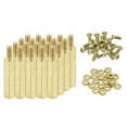 thumbnail image 1 of Uxcell Male Brass Hex Spacer Standoffs Screws Nuts, Hex Column Screw Nut Assortment Kit M2.5*18+6, 1 of 7