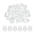 thumbnail image 1 of Uxcell 20 Set M6x12mm Clear Acrylic Phillips Round Head Screws with Hex Nuts Kit, 1 of 7