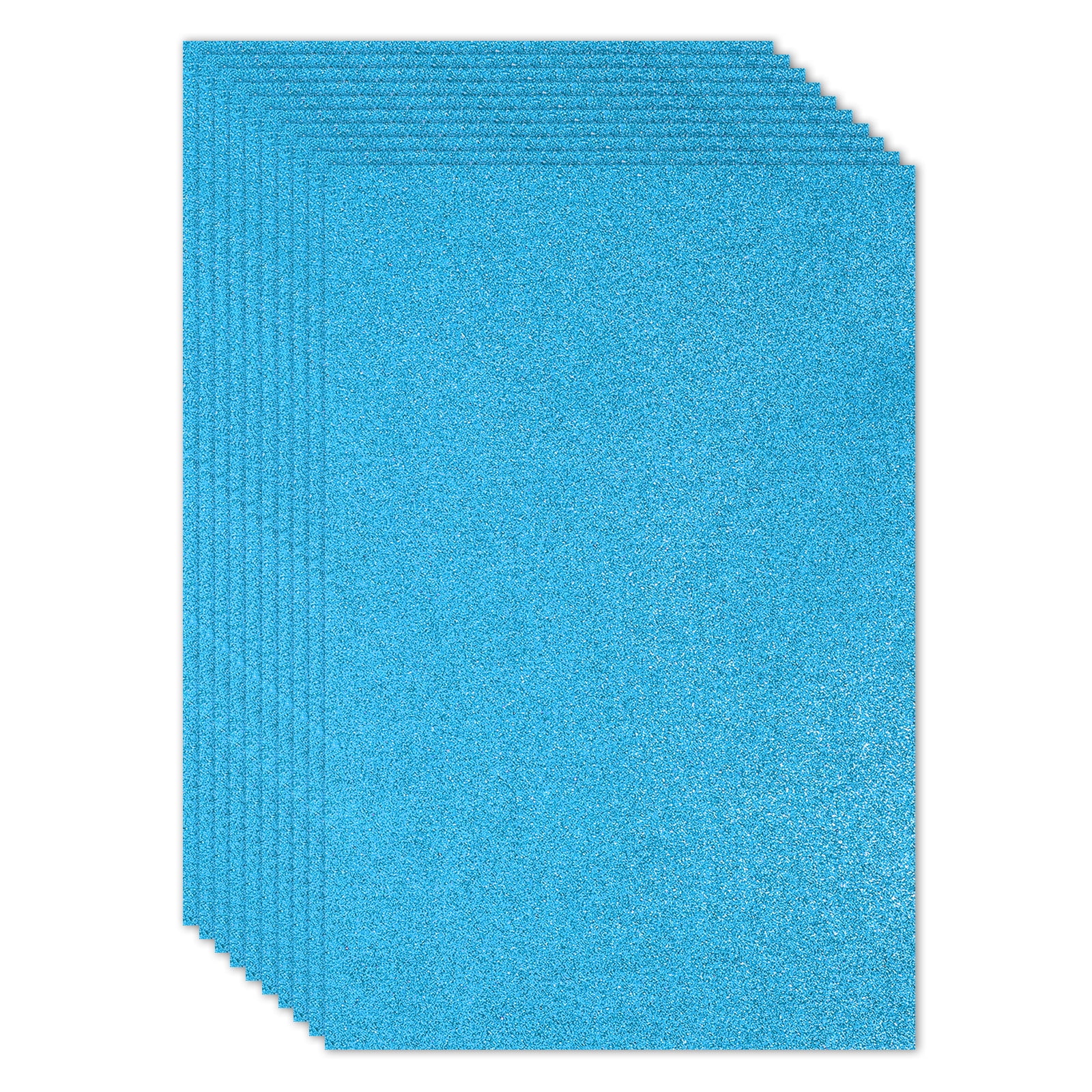 Uxcell 20 Sheets 2mm Glitter Foam Sheet, 16" x 12" Gold Sparkle EVA Paper