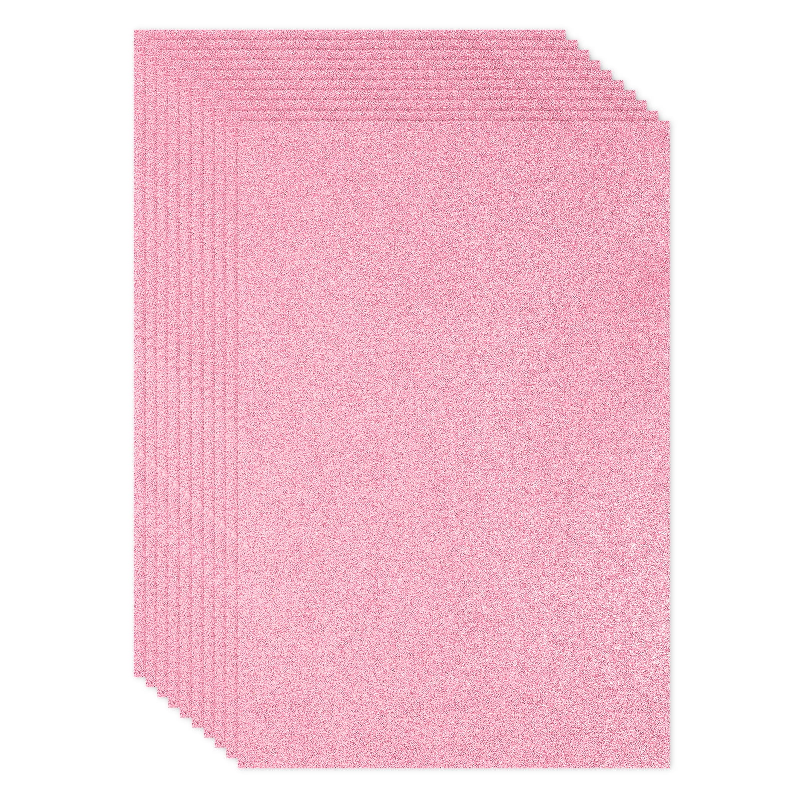 Uxcell 20 Sheets 2mm Glitter Foam Sheet, 16" x 12" Purple Sparkle EVA Paper