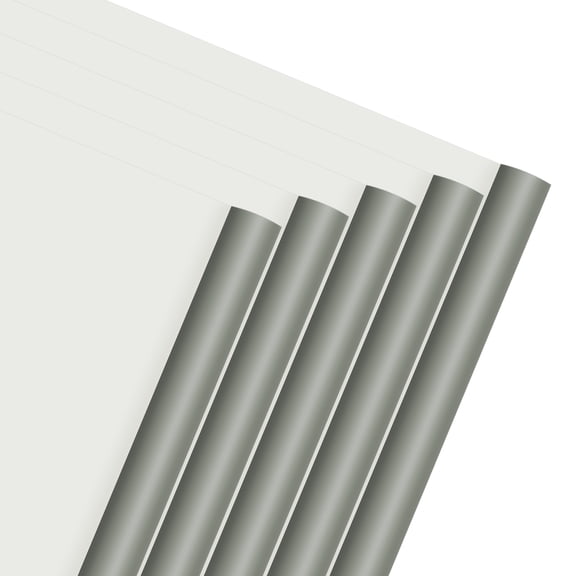 Uxcell 20 Sheets Flower Wrapping Paper, 21.5" x 21.5" Waterproof Floral Bouquet Wrapping Papers Florist Supplies for Wedding Party Gift Packaging DIY Crafts, Gray/Dark Gray