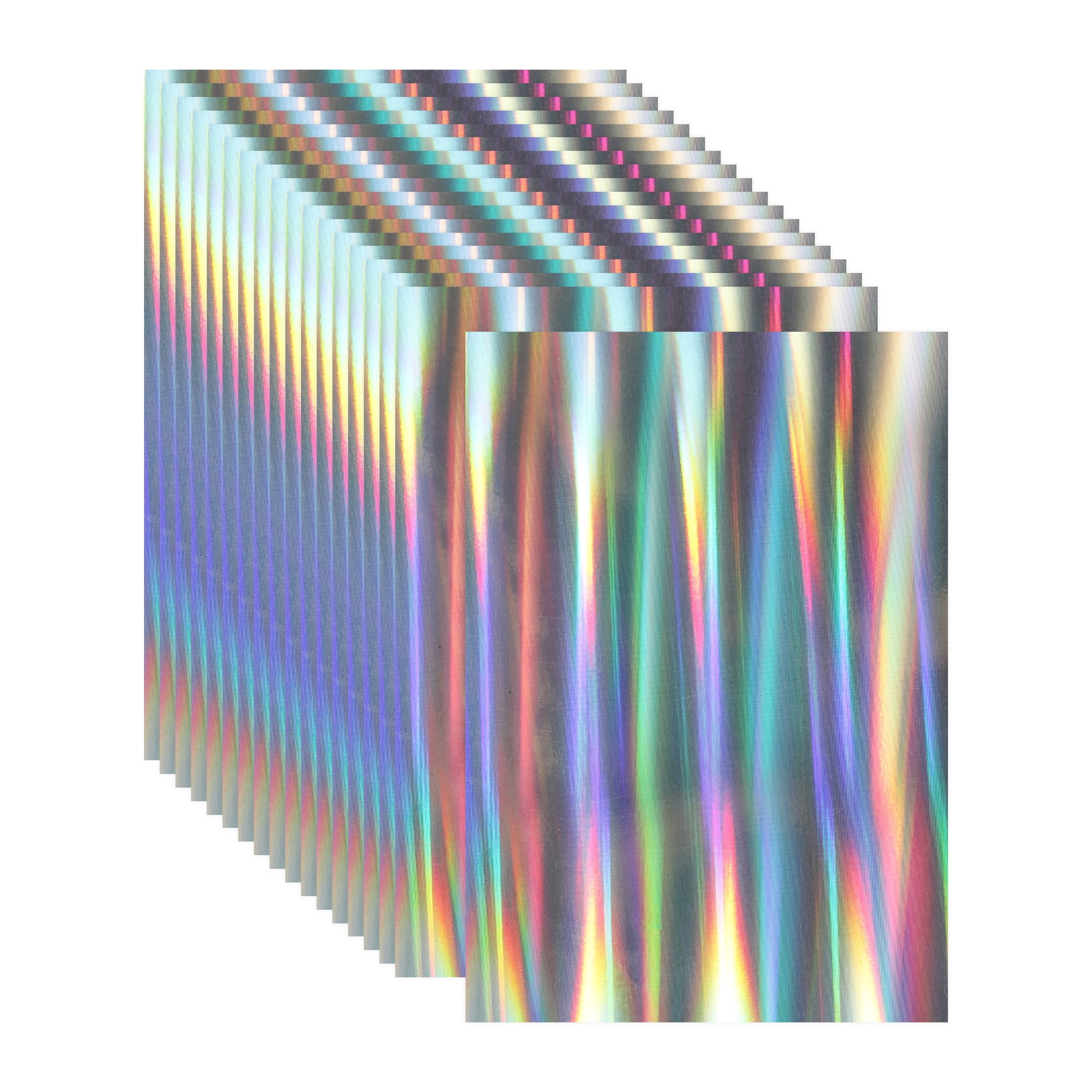 Uxcell 20 Sheets Metallic Foil Paper, A4 Thick 250gsm Cardstock Foil 8.3" x 11.7" Shiny Mirror Glitter Paper Sheets for Crafts Scrapbooks Cards Party Decorations, Beam