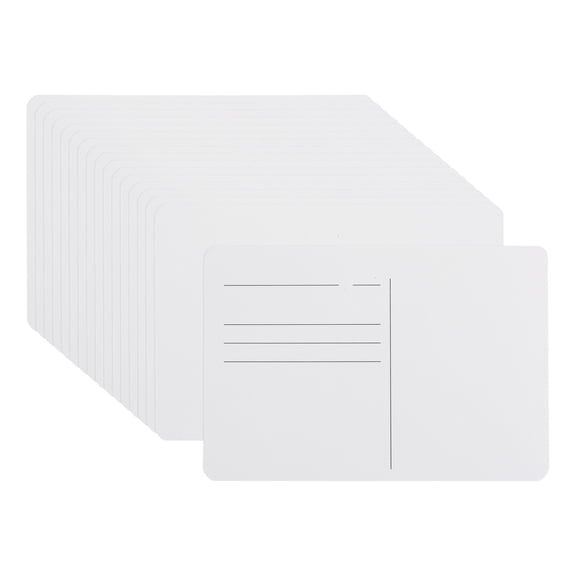 Uxcell 20 Sheets Watercolor Postcards, 100% Cotton 4x6 Inch Watercolor Paper Blank Postcards Art Supplies Cold Pressedfor Mailing Painting Invitations Greeting Cards(140lb/300gsm), White