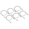 thumbnail image 1 of Uxcell 20" Stage Lights Safety Cable 304 Stainless Steel 2mm Dia Security Rope, 6 Pack, 1 of 5