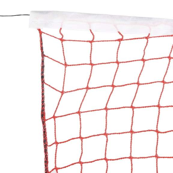 Uxcell 20 x 2.5 Ft Badminton Net, Portable Badminton Court Netting Sports Replacement for Beach Game, Red, 2 Pack