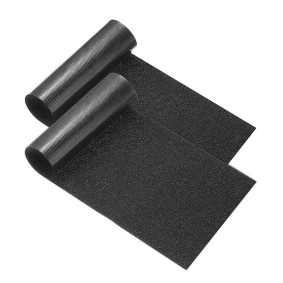 Uxcell 2 Pcs Twill Fabric Patches Iron-on Patches Clothing Repair Patch Craft 51 x 8 cm Black