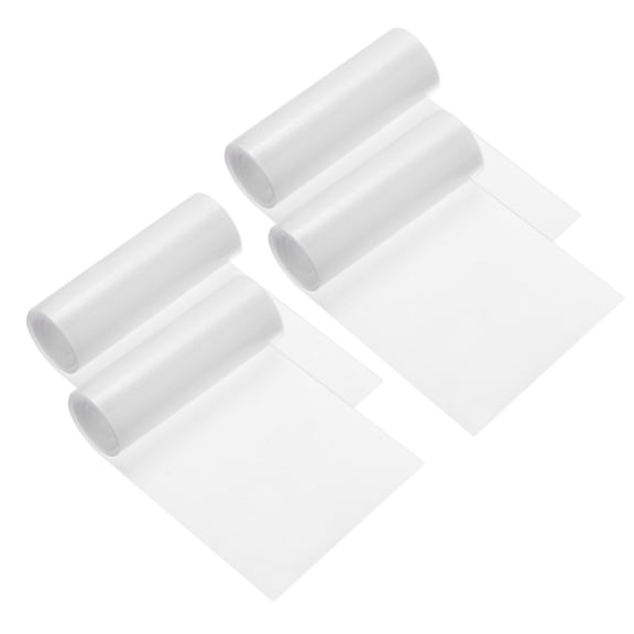 Uxcell 20 x 3" Twill Fabric Patches, 4 Pcs Iron-on Patches Clothing Repair Patch Craft for Jacket Clothes, White