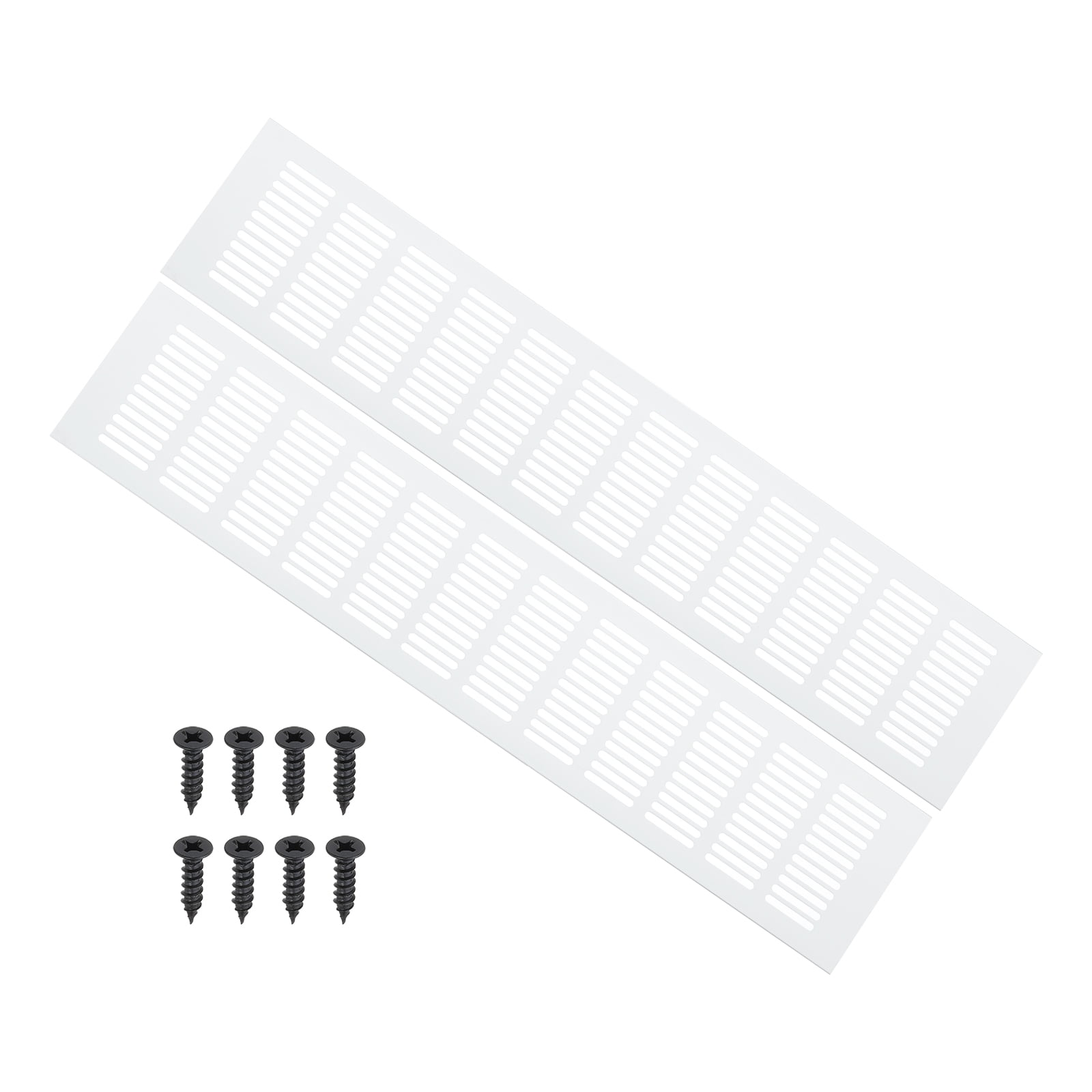 Uxcell 20 x 4 Inch Door Air Vent Cover, 2 Pcs Heavy Duty Grille Ventilation