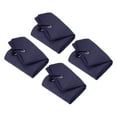 thumbnail image 1 of Uxcell 20"x16" Golf Towels Tri Fold Waffle Pattern Towels Soft Fiber with D Clip Navy Blue 4 Pack, 1 of 6
