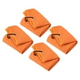 thumbnail image 1 of Uxcell 20"x16" Golf Towels Tri Fold Waffle Pattern Towels Soft Fiber with D Clip Orange 4 Pack, 1 of 6