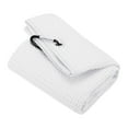 thumbnail image 1 of Uxcell 20"x16" Golf Towels Tri Fold Waffle Pattern Towels Soft Fiber with D Clip White, 1 of 5