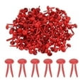 thumbnail image 1 of Uxcell 200 PCS Paper Brass Fasteners Split Pins Pastel Mini Metal Brads, Red, 5 x 9 mm, 1 of 6