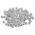 thumbnail image 1 of Uxcell 200 Pack 6mm Round Spacer Beads Making Spacer Loose Ball Bead, Grey White, 1 of 6