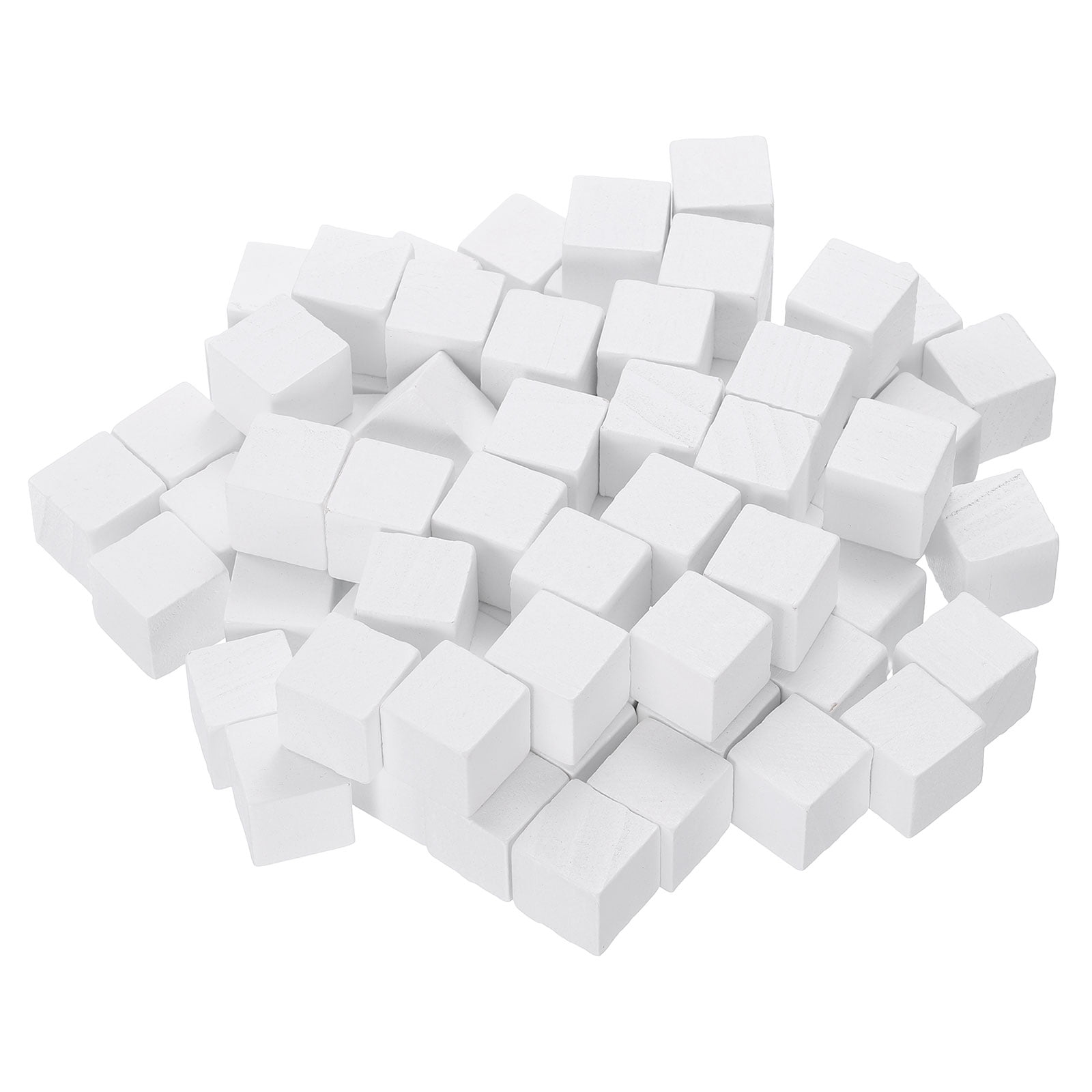 Uxcell 200 Pack Wood Blocks for Crafts, 1.5cm Unfinished Wood Cube ...