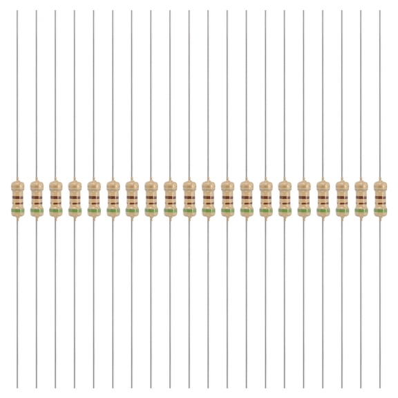Uxcell 200 Pcs 1/4W (0.25 Watts) 2k Ohm 5% Carbon Film Resistor, Carbon Film Single Fixed Resistor Great for DIY Electronic