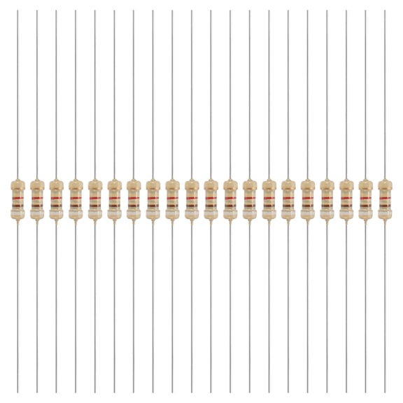 Uxcell 200 Pcs 1/4W (0.25 Watts) 9.1k Ohm ±5% Carbon Film Resistor, Carbon Film Single Fixed Resistor Great for DIY Electronic