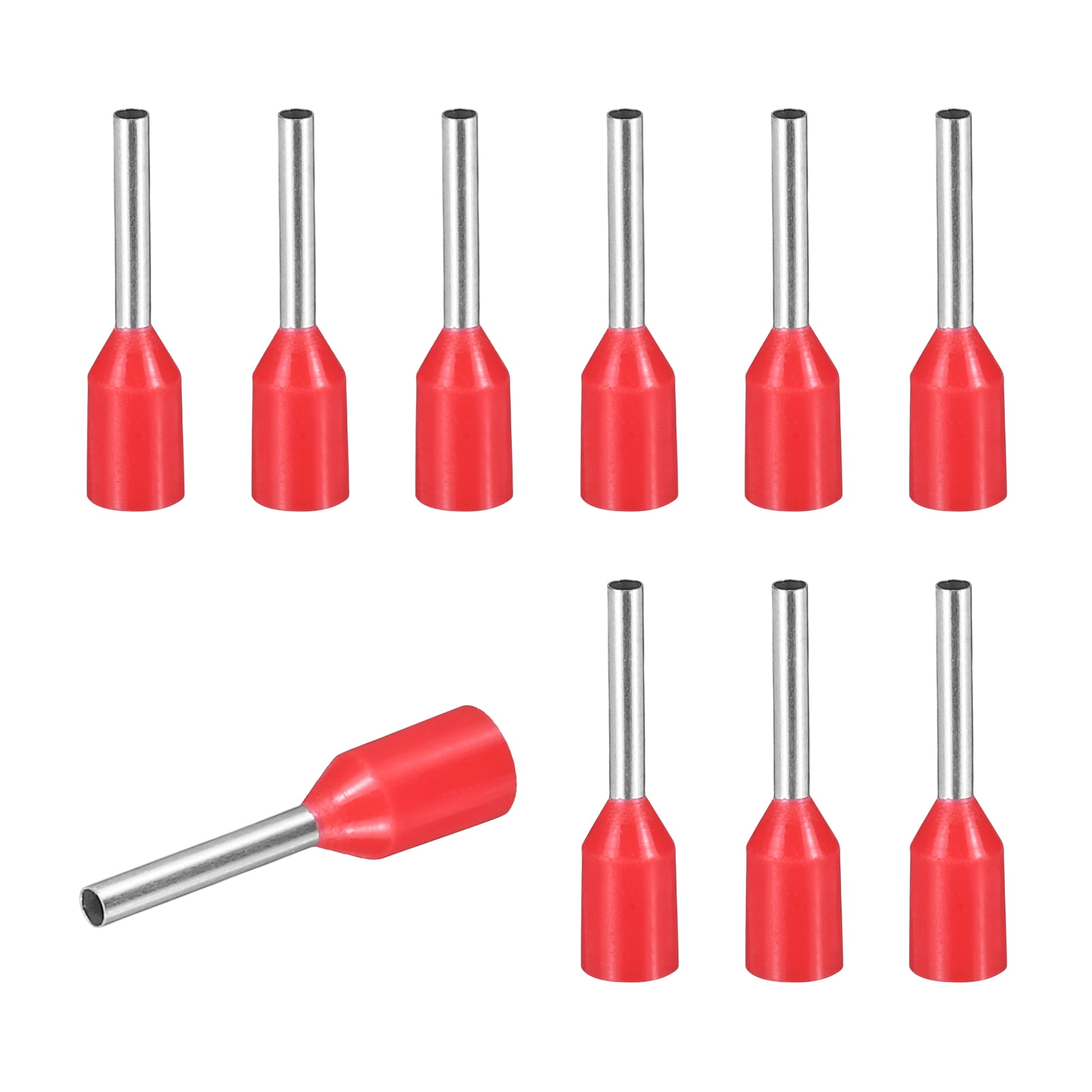 Uxcell 200 Pcs Wire Ferrule Connectors VE0508 - 24AWG Crimp Copper ...