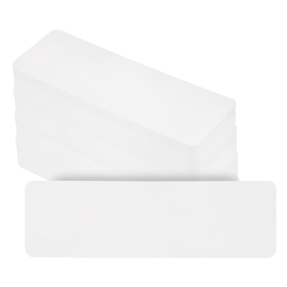 Uxcell 200 Sheets Blank Index Cards, 2"x5.9" Double Sided Thick Cardstock 350gsm Rounded Corner Study Flash Cards for Learning Playing Note Gift Tags DIY Paper Crafts, White
