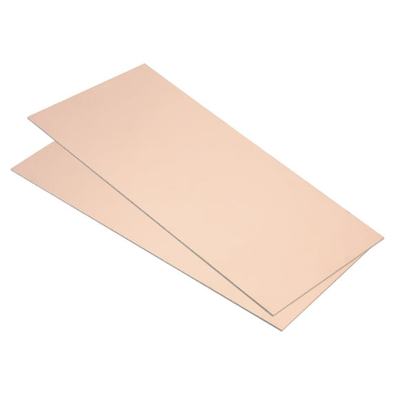 Uxcell 200 x 100 x 1.2mm FR4 Double Side PCB Copper Clad Board 2 Pack