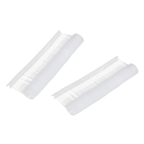 Uxcell 2000Pcs Round Hook Fasteners 0.59" White Standard Tagging Gun Refill Barb