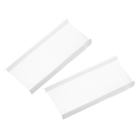 Uxcell 2000pcs Standard Tagging Barb Fasteners 1.4" Clear Tagging Gun Refill Fasteners