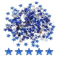 thumbnail image 1 of Uxcell 200Pcs Acrylic Star Rhinestone 0.31x0.31" Flat Back Plastic Gems Jewelry Stickers for Craft Sapphire Blue, 1 of 4