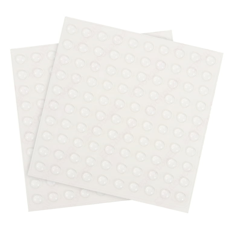 Uxcell 200Pack Cabinet Door Bumpers Small Self-Adhesive Clear