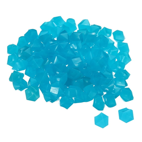 Uxcell 200Pack Glow Rocks 10-15mm Glow Pebbles Decoration in the Dark Luminous Stones Decor DIY Decorative Dark Blue
