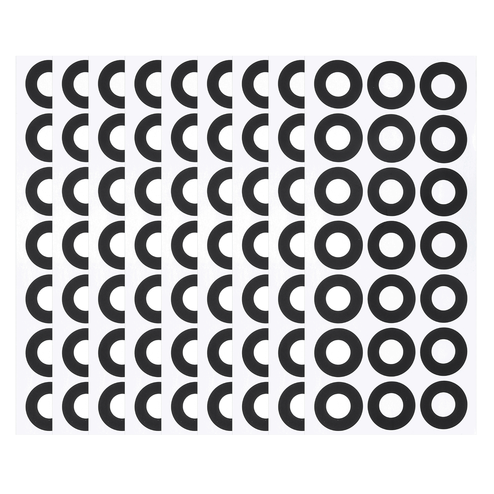 Uxcell 200Pcs 3D Scanning Marker for 3D Scanner, Inner 8mm Outer 16mm ...