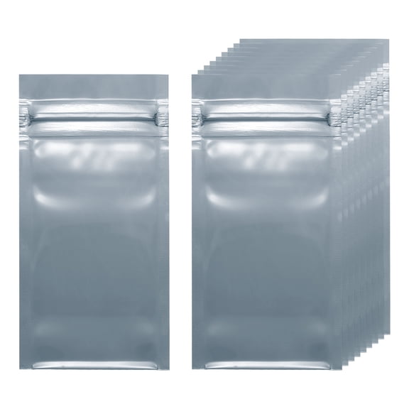 Uxcell 200Pcs Anti Static Bags 2.4 x 4.7 Inch/6 x 12cm Resealable ESD Shielding Antistatic Bag for GPU Hand Drive SSD Electronic Devices