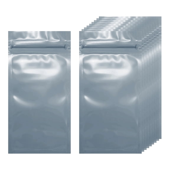 Uxcell 200Pcs Anti Static Bags 2.8 x 5.5 Inch/7 x 14cm Resealable ESD Shielding Antistatic Bag for GPU Hand Drive SSD Electronic Devices