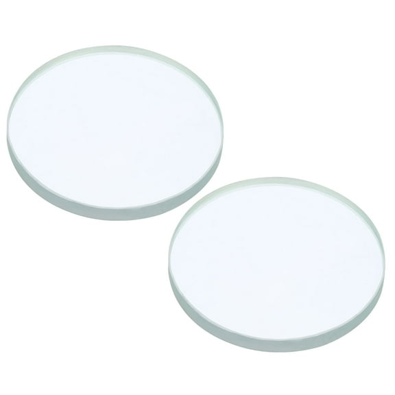 Uxcell 200mm Focal Length Double Concave Lens, 2 Pack 50mm Diameter 5mm Height Glass Optically Lens, Clear